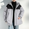 thumbnail image 3 of IYTR Winter Coats for Men Three In One Warm Coats Waterproof Hooded Down Jacket Long Sleeve Outdoor Thermal Outwear (White,XXL), 3 of 4