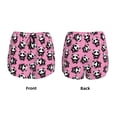 thumbnail image 4 of Disketp Cute Panda Print Women's Shorts Workout Shorts for Athletic Gym Running Shorts with Phone Pockets Large, 4 of 8