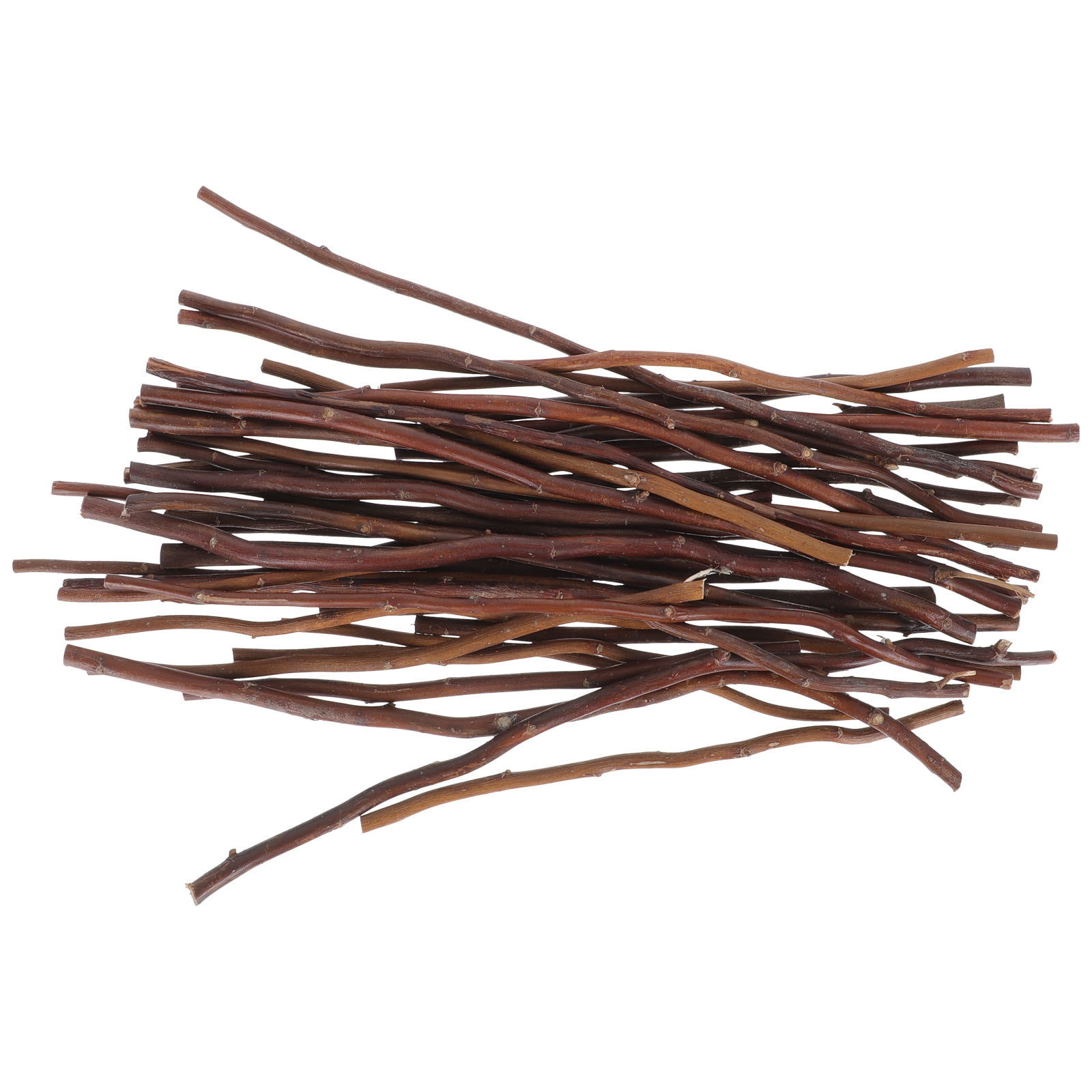 EXHUMKY BERTDOMD 120 Pcs Wooden Craft Sticks Twigs for Art Projects, Craft Supplies for Artists and Hobbyists