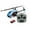 Blue/Mode 1 Right-hand control, variant on S1 3D Stunt RC Helicopter with GTS Control, Dual Brushless Direct Drive RC Plane with APP Configurable, High-Performance Flying Machine for Adults