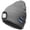 Light Grey, variant on GRNSHTS Wireless Musical Beanie Hat with Light, LED Headphone Running Beanie, Unisex Winter Warm Knit Cap for Sports Outdoors (Grey,4LED)