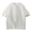 White, variant on Ymyiu Heavyweight T Shirts for Men Men Casual Henley Tee Shirt Short Sleeve Band Collar Summer Beach Textured T-Shirt Size 2XL(Grey, 2XL)