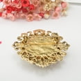 thumbnail image 2 of broche de cristal para ropa hebilla de de imitación de aleación de zinc para traje de Zulema  Pin de broche vintage, 2 of 8