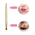 thumbnail image 2 of Aplicadores profesionales de pinceles para labios, diseño retráctil de doble extremo, pincel para lápiz labial, pincel de maquillaje para mujeres y niñas, 2 of 3