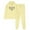 Yellow, variant on JURANMO Women Hoodies Sweatsuit 2 Piece Active Joggers Outfits Cute Teen Girls Love Heart Print Sweatshirts and Elastic Waist Beam Feet Sweatpants Two Piece Matching Sets Green XXL