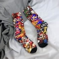 thumbnail image 7 of Lsque Mario Printed Men's Crew Socks, Soft Durable Breathable Moisture-Wicking with Odor Control Cotton socks, 7 of 7