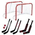 thumbnail image 3 of Warrior Hockey Pro-Style Mini Hockey Game 10 Piece Set - 2 31" Mini Hockey nets, 4 Mini Player Sticks, 2 Mini Goalie Sticks, 2 Balls, 3 of 7