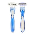 thumbnail image 5 of Equate Women's 4-Blade Disposable Razors, Color May Vary, 3 Count, 5 of 8
