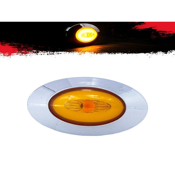 Plafón Lateral TUNELIGHT-RENOVATIO 2 Leds Luz Gel Ámbar Elíptico