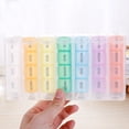 thumbnail image 4 of US 2-4 Pack Weekly Pill Organizer Planner 7 Day Container Medicine Pop Up, 4 of 5