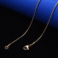 thumbnail image 6 of 1 pc PVD Vacuum Plating 304 Stainless Steel Coreana Chain Necklace with Lobster Claw Clasp Real 18K golden Plated 19.68 inch(50cm)x1.6mm, 6 of 6