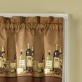 thumbnail image 2 of CHF & You Wines 3-Piece Kitchen Curtain Valance and Tier Set, Indoor, 56"W x 36"L, Multi, Adult, 2 of 5