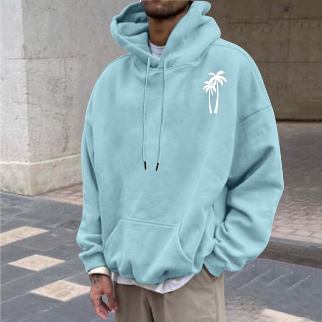Sudadera con capucha para hombre, sudadera con capucha con letras estampadas, jersey de manga larga, sudadera con capucha para hombre, abrigo de poliéster