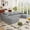 Light Grey, variant on LUCKHAO 124" Deep Seat Modular U-Shape Couch, Corduroy Boneless Cloud Sofa with 6 Pillows, No Assembly Required