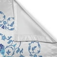 thumbnail image 3 of Ambesonne Vintage Blue Kitchen Curtains, Rich Floral Ornamental, 55"x45", Sky Blue and Dark Blue, 3 of 3