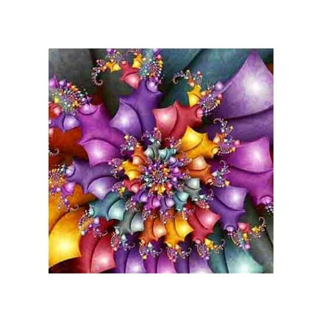 30x30CM Colorful Canvas Material Full Needlework DIY Rhinestone Painting DIY Cross-stitch of Diamond Needlework Drawings for House