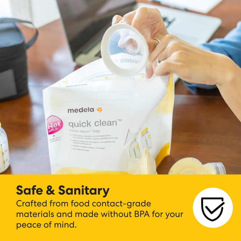 Medela Quick Clean Micro-Steam Bags, 12 Count photo 6