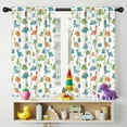 thumbnail image 5 of Blackout Kids Curtains,White Dinosaurs Eggs Palms Pattern Childrens Insulated Curtains Set Of 2,Bedroom Essentials,Toddler Room Decor 42"x54", 5 of 5