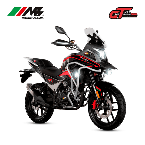 Motocicleta Adventure MB Motos Gran Turismo 300 Negro 2025