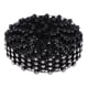 thumbnail image 2 of 1yd Negro Rhinestone Bead Ribbon Craft Applique Encaje Costura Trim Cadena 17mm Zulema Cadena de diamantes de imitación con cuentas, 2 of 8