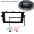thumbnail image 1 of RuiJiao Clearance 2Din ABS Car Stereo Radio Fascia Panel Frame For Corolla 2008-2010, 1 of 7