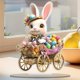 thumbnail image 5 of 1Pc Easter Ornament 2D Printed Acrylic Decorative Items Suitable for office Desktop Bookshelf Dining Table Decoration Easter themed Decorative Accessories, 5 of 6