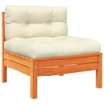 thumbnail image 4 of vidaXL Garden Sofa Set Wax brown, Cream Solid pine wood Large Modular, 4 of 10