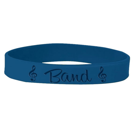 Set of 100 Wristbands - Band (Blue)