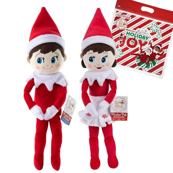 The Elf on the Shelf 12"" Plushee Pal Snuggler Elf Light Girl & Boy