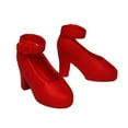 thumbnail image 2 of LeeQinersw Black and Red High Heel Shoes For 1/6 11.5" BJD Dolls Accessories Fashion, 2 of 9