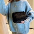 thumbnail image 4 of Fashion all-match one-shoulder messenger chain cute plush small bag, 4 of 5