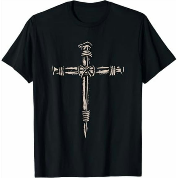 Redeemed Cross Nails Mens Christian Jesus Shirt Short Sleeve T-Shirt Religious Graphic Tee Tops for Women Men