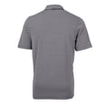 thumbnail image 3 of Men's Cutter & Buck Black LSU Tigers Big & Tall Team Logo Virtue Eco Pique Stripe Recycled Polo, 3 of 3