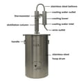 thumbnail image 2 of INTBUYING 60L Alcohol Distiller Moonshine Water Copper Wine Brew Kit Stainless Steel, 2 of 16