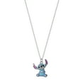 thumbnail image 4 of Disney Women's Sterling Silver Lilo and Stitch 3D Pendant Necklace, 18", 4 of 5