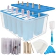 thumbnail image 1 of Moldes para helados Miaowoof, hechos en casa, 10 cav, de silicona sin BPA, 1 of 7