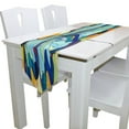 thumbnail image 3 of EREHome Watercolor Flower Pattern Table Runner Table Top Decoration Home Decor 13x90 inches, 3 of 5