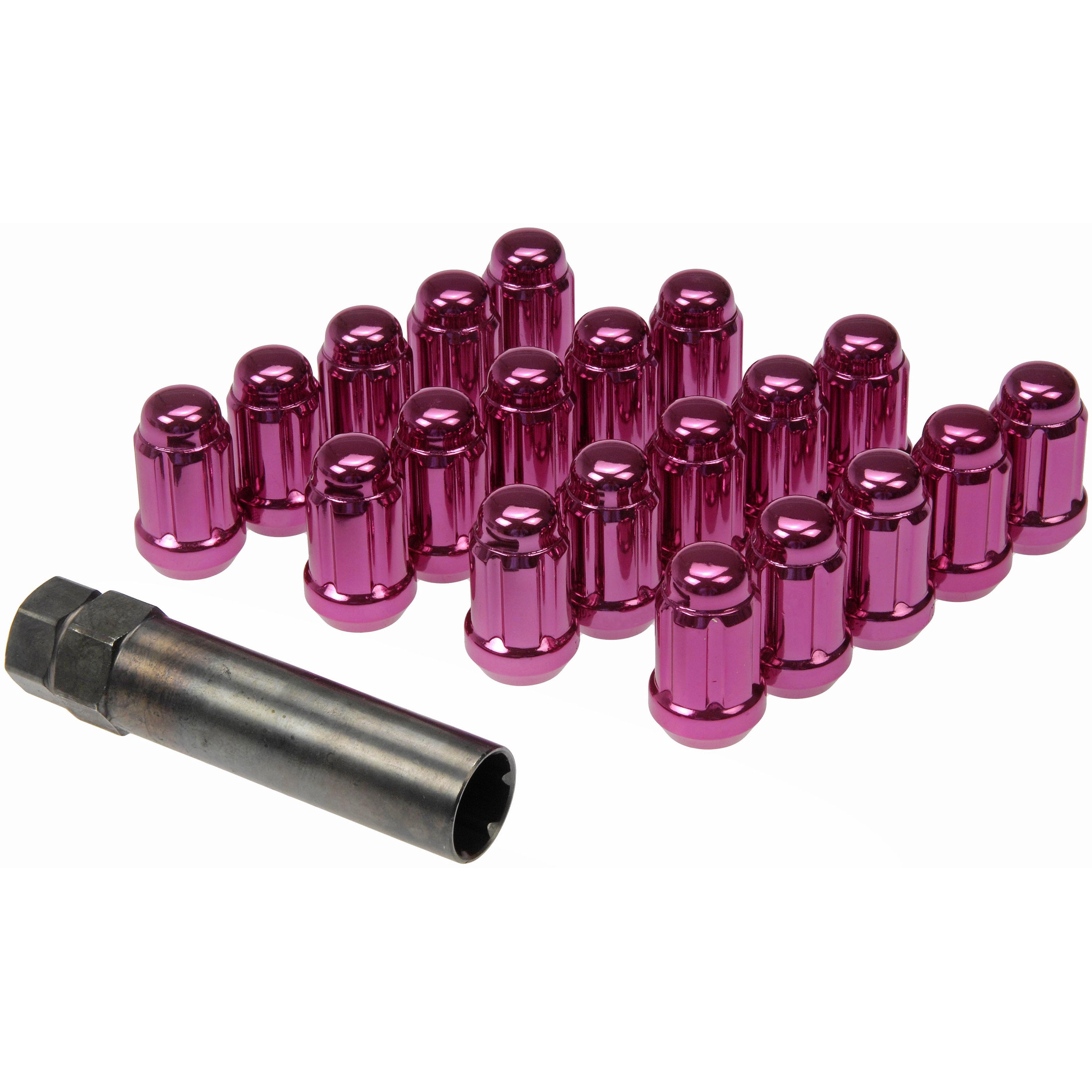 Dorman 711-355L Wheel Lock Set for Specific Models, Pink (Pack of 20)