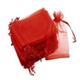 thumbnail image 1 of Shisuyan 100pcs Gauze Drawstring Bag Festival Goody Pouch Portable Jewelry Storage Pouch, 1 of 8