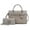 Light Grey, variant on MKF Collection Virginia Women's Tote Bag With Wallet Vegan Leather Handbag Purse Set by Mia K.- Olive