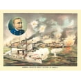 thumbnail image 2 of UNKNOWN 32x25 Black Ornate Wood Framed with Double Matting Museum Art Print Titled - Spanish American War - Manila Philippines - 1898, 2 of 4