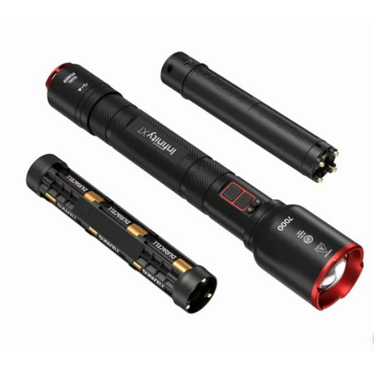 Infinity X1 7000L Dual Power Rechargeable Flashlight - Walmart.com