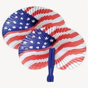 US Toy Company 1406 Patriotic Folding Fans