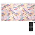 thumbnail image 2 of Pretty Dragonfly Beach Towel Quick Dry Absorbent Bath Towels Sandproof Lightweight Towel for Gym Yoga Sports Swimming- 30x60in Washcloth Gift, 2 of 7