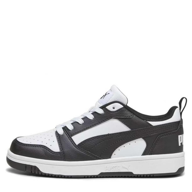 Tenis Puma Rebound V6 Lo JR UNISEX 393833-01 blanco 22.5