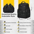 thumbnail image 4 of LENZN Business Backpack, Unisex Fits for 15.6-inch Laptop with USB Charging Port, Durable Ballistic Nylon, 4 of 10
