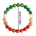 thumbnail image 3 of Bracelet Naturel Cinq avec Il de Tigre en Quartz Réutilisé & Pierres Équilibre Énergétique Chaîne de Main pour Hommes et Femmes, 3 of 6