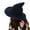 Navy Blue, variant on PULLIMORE Halloween Witch Hats for Women Modern Cosplay Costume Party Wide Brim Knitted Caps (Red)