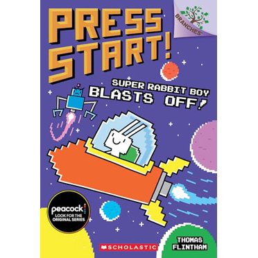 Pre-Owned Super Rabbit Boy Blasts Off!: A Branches Book (Press Start! #5): Volume 5 (Paperback) by Thomas Flintham