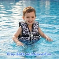 thumbnail image 2 of Koorium Kids Life Jacket Swim Vest - Toddler Boys Girls Float Swimsuit Buoyancy Swimwear 30 to 50 lbs, 2 of 8